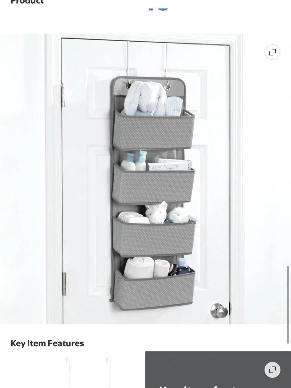Over the door organizer x 2